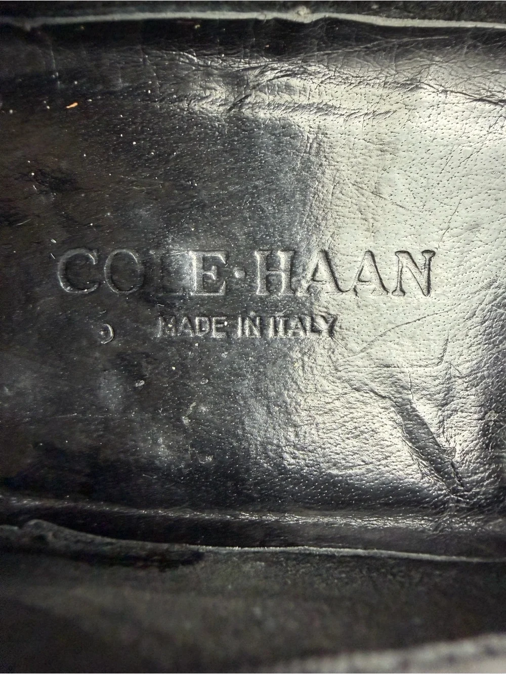 Cole Haan Woven black Leather Tassel Loafers men’s size 11 basket weave